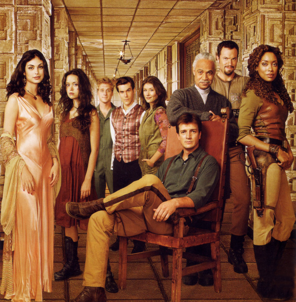 The cast of Tru Calling on Fox.